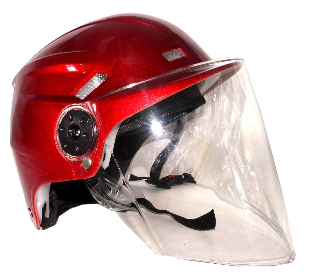 BM-1 ABS Bike Helmet for Men and Women - Red Glossy