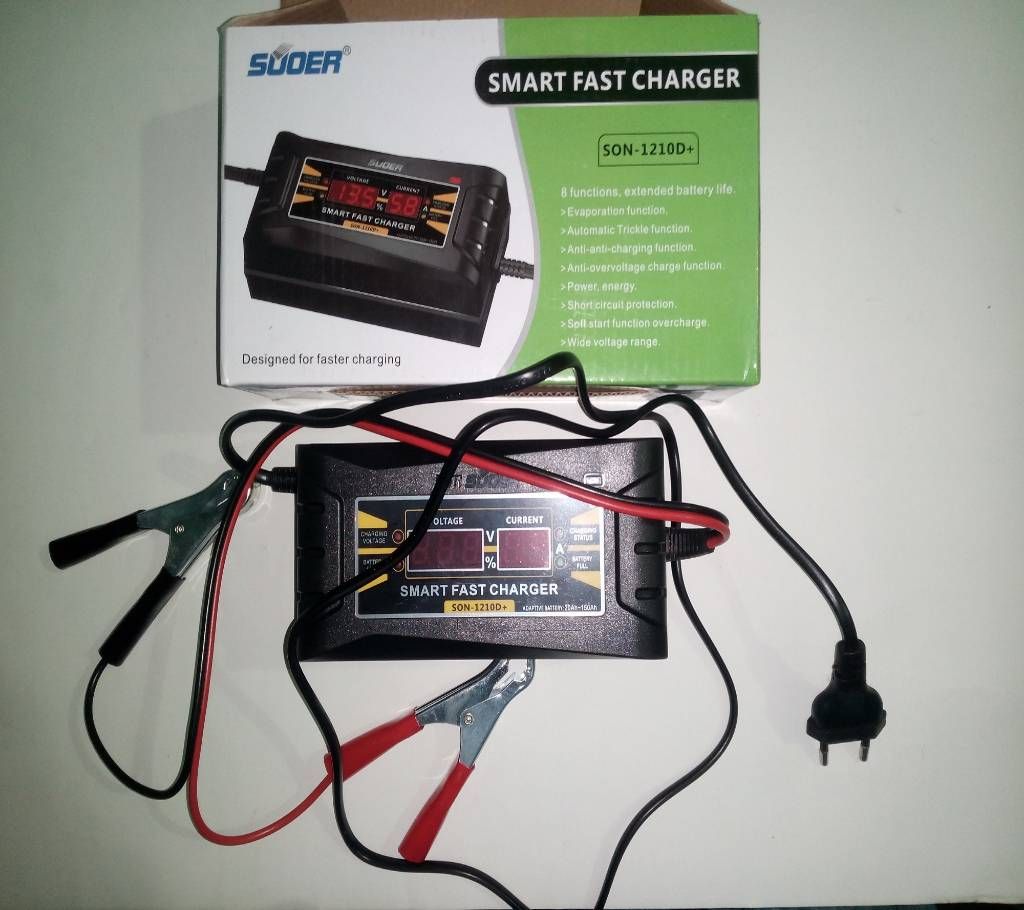 Car Battery Charger full Auto & Digital-10Ah