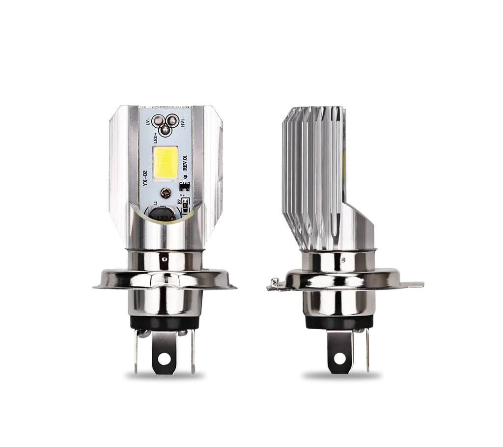 1Pcs H4 6000K 12V HS1 Led Motorcycle Scooter Light Bulb Motorbike h4 Led Headlight Motorcycle Moped Light Bulbs