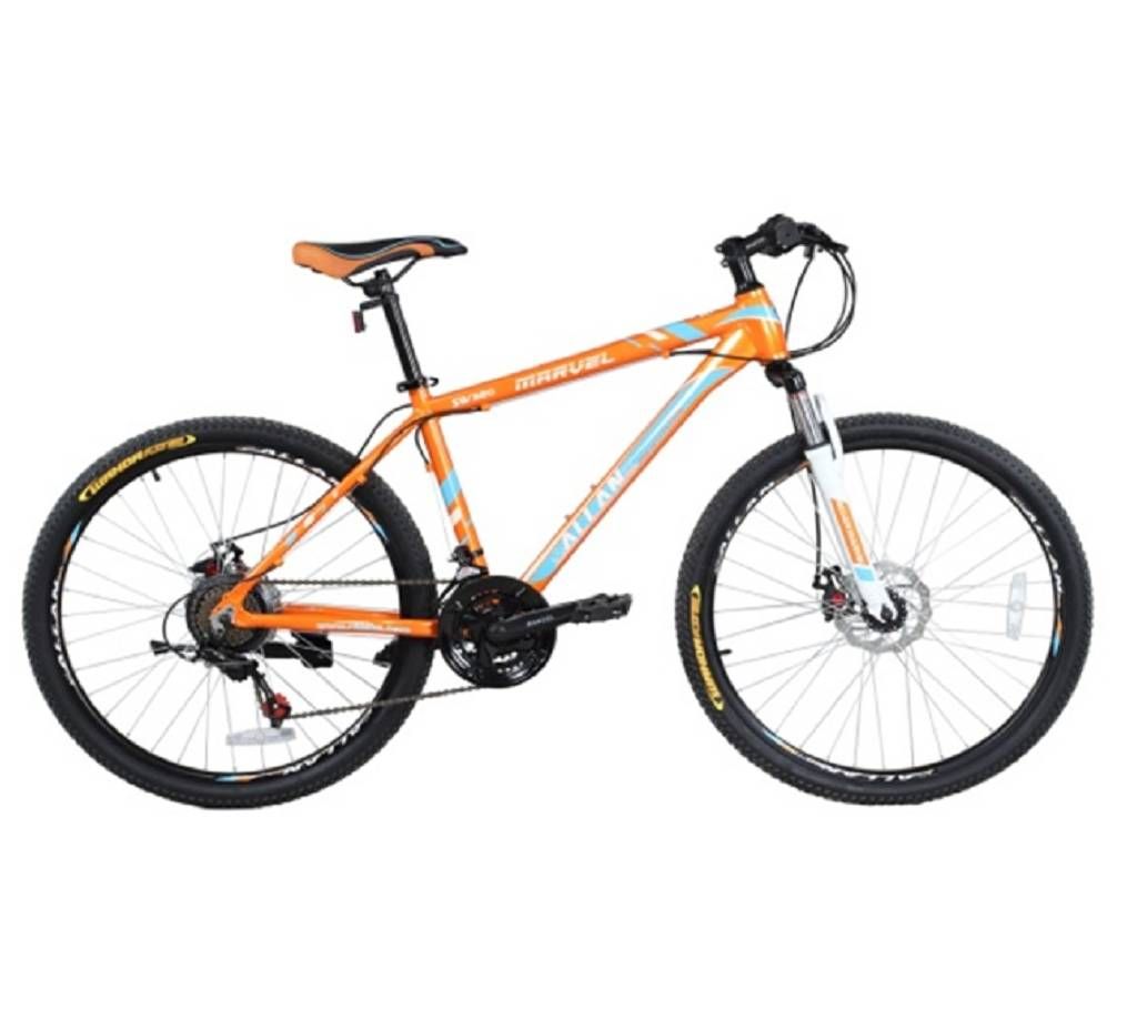 Duranta Allan Marvel Multi Speed 26 inch Bike - Orange - 804480  