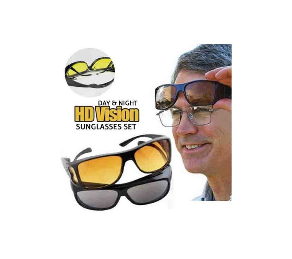 3 in 1 Night Vision Magnet Sun-glass