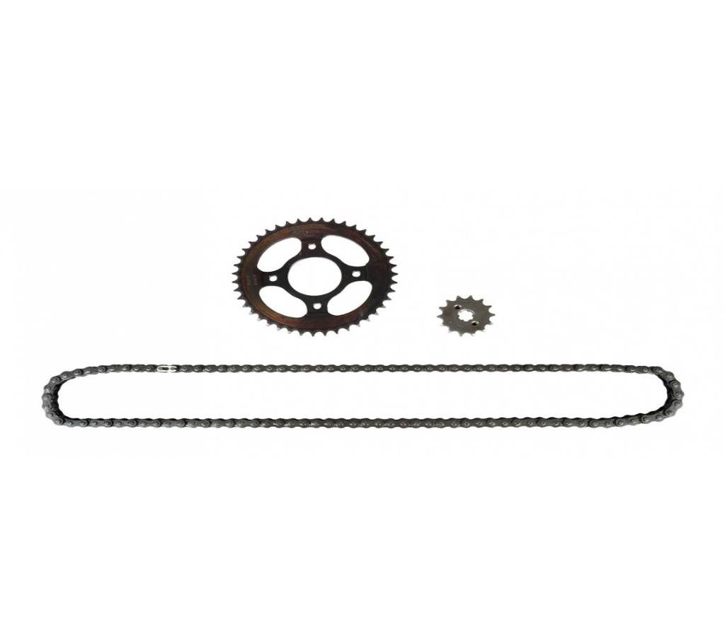 Hero Honda glamour chain sprocket set