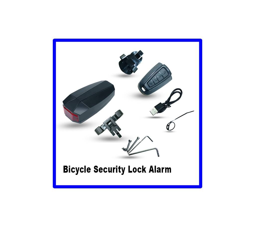 4 In 1 Bicycle Bike Security Lock Alarm  Anti-theft Remote Control Waterproof