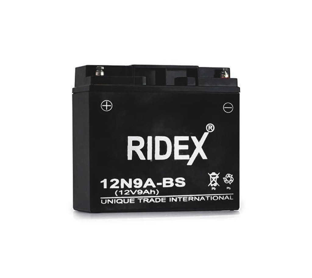 RIDEX Long lasting Motorcycle Battery-12V-9AH