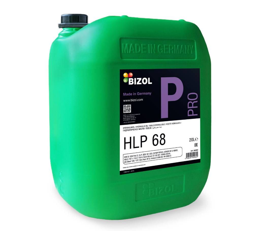 BIZOL Pro HLP 68 Hydraulic Oil 20 Ltr