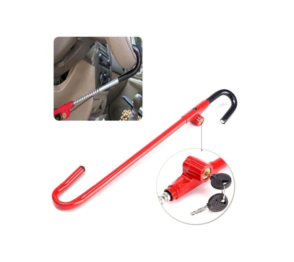 Typer Steering Wheel Lock - Red