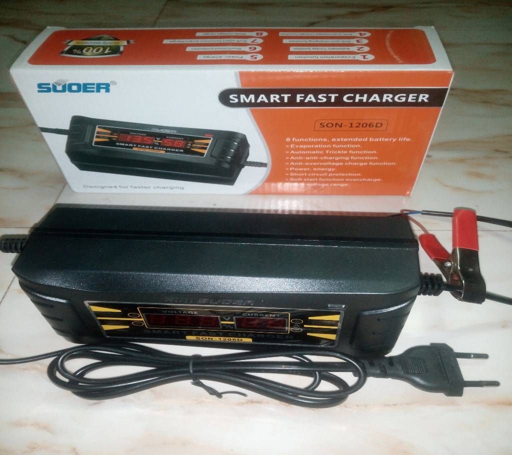 Car Battery Charger full Auto & Digital