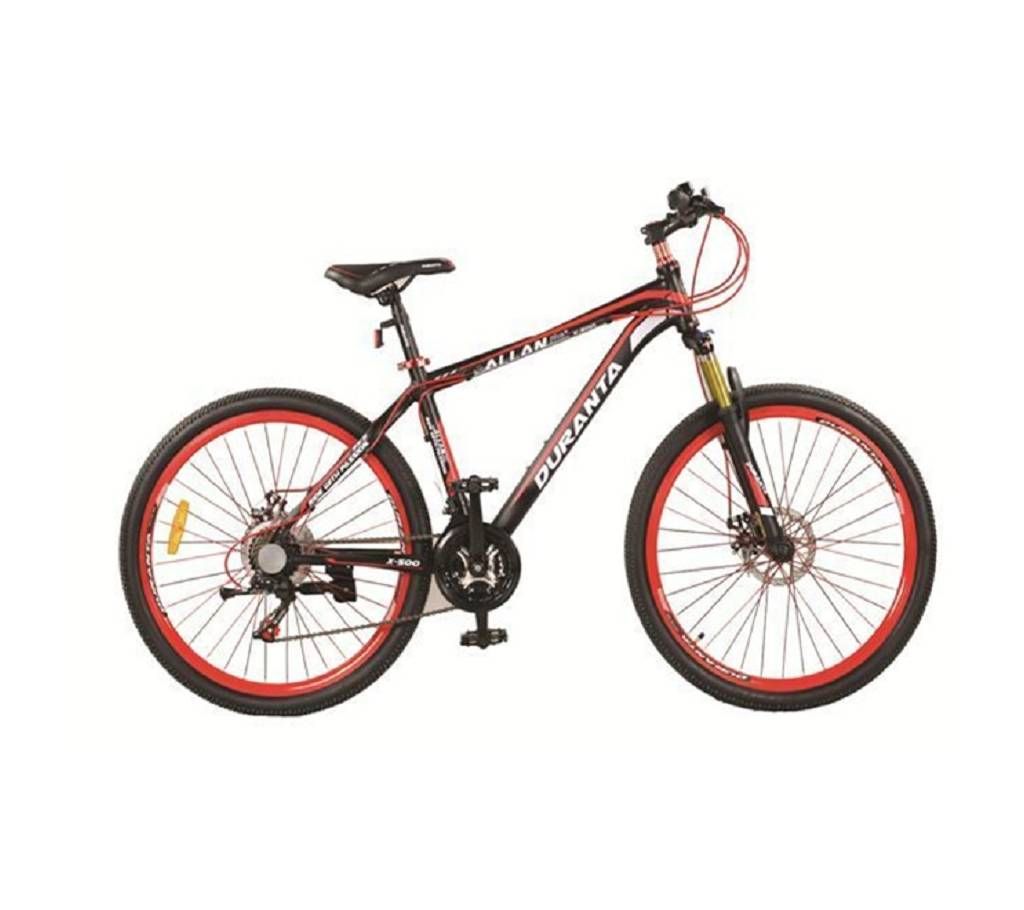Duranta Allan Plus Multi Speed 26 inch Bike - Red - 806673