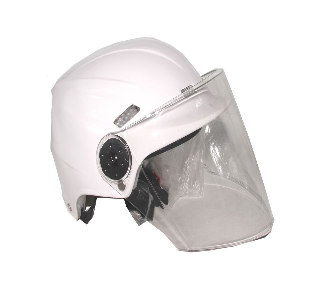BM-1 ABS Bike Helmet for Men and Women - White Glossy