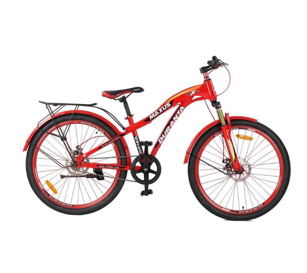 Duranta Maxus Single Speed 26 inch Bike - Red - 804989