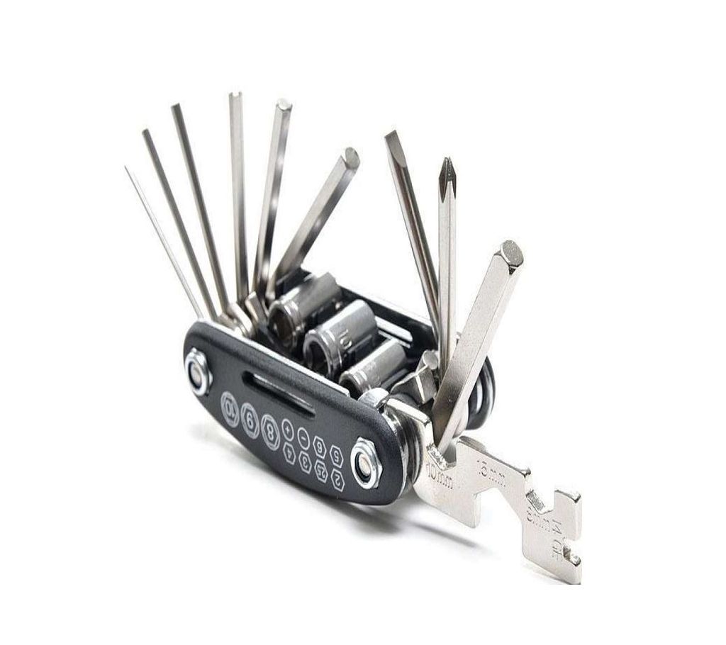 16 in 1 Multi-Functional Bike and Bicycle Repair Tools
