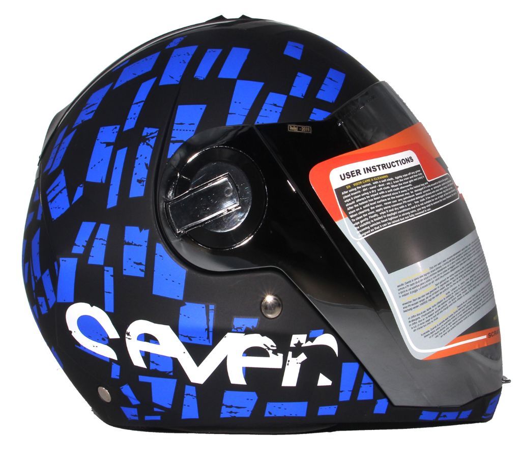 Steelbird SBA-2 Seven Full Face Matt Black With Blue