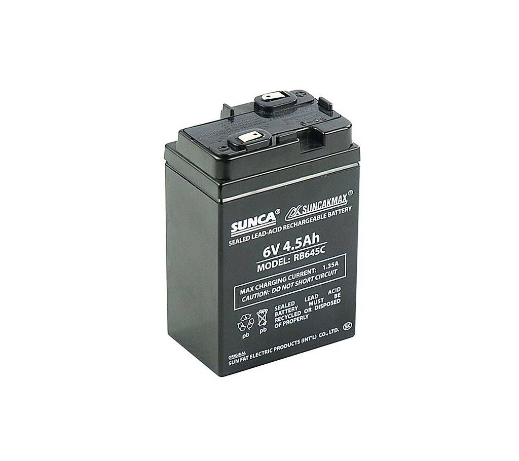 Battery Rechargeable-6V/4.5AH.