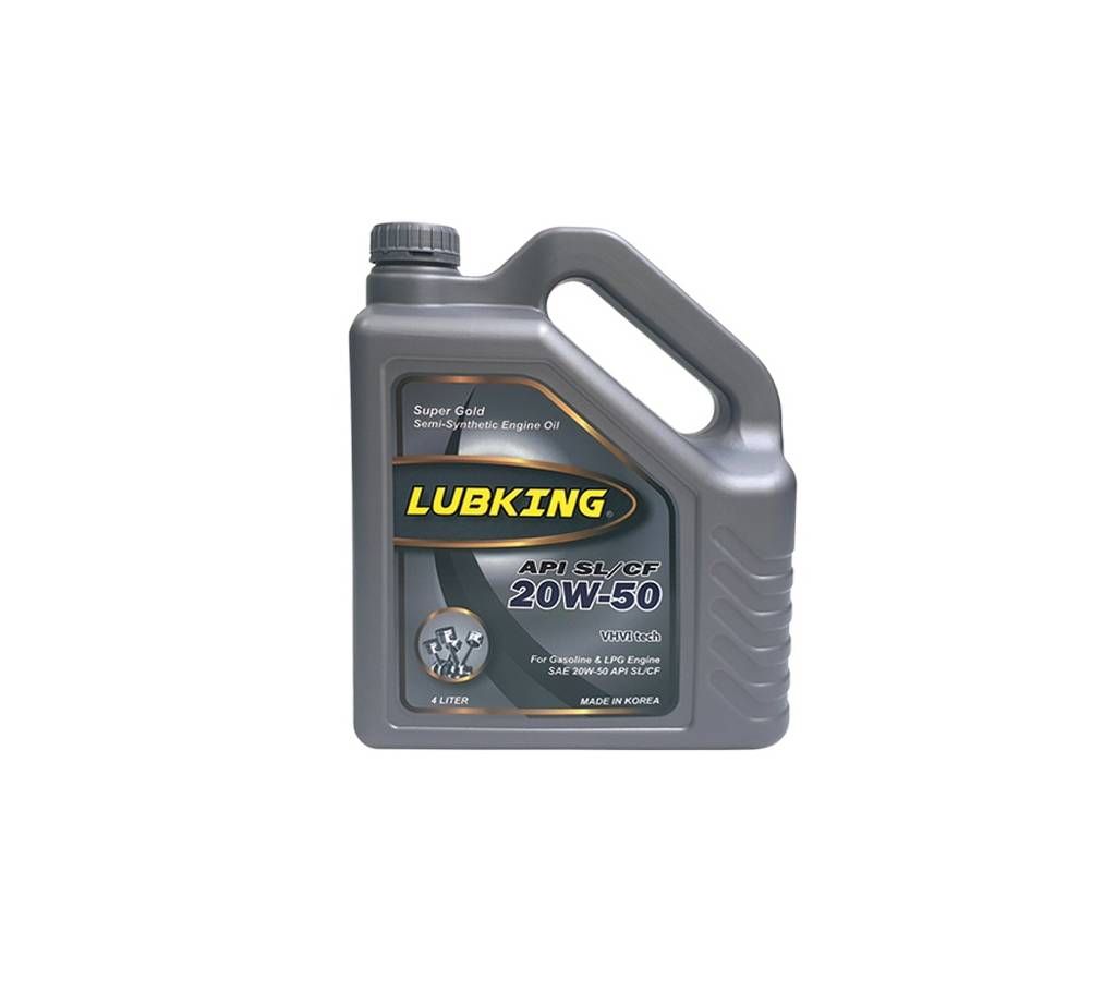 LUBKING Engine Oil Super Gold 20W50 SL/CF - Made in Korea