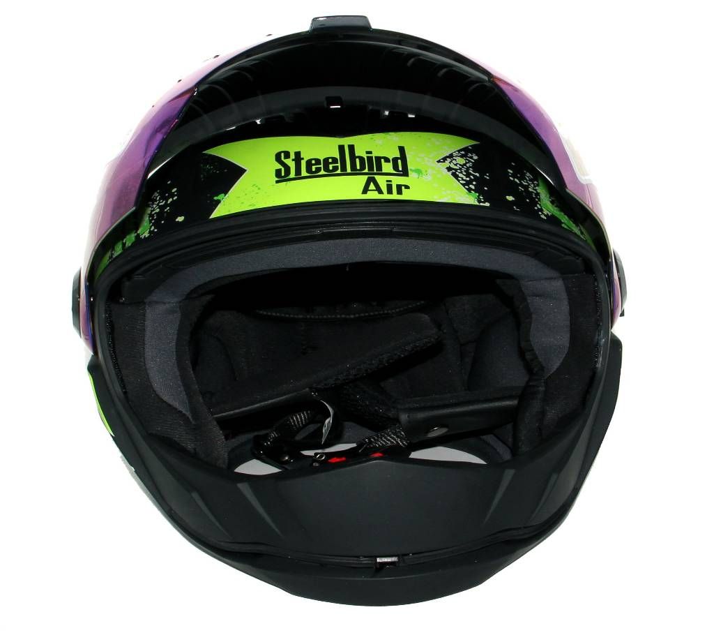 SBA-2 Race Full Face Helmet Black Green