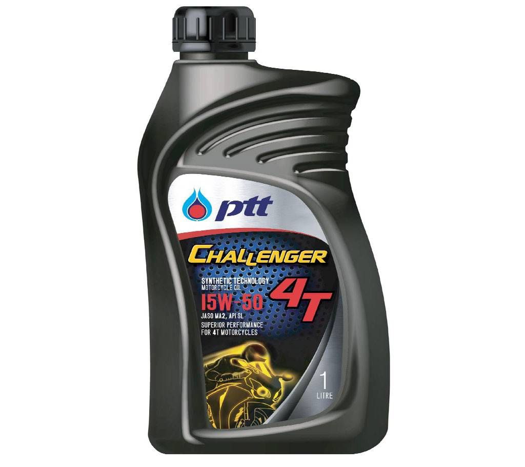 PTT Challenger 15W 50 4T Synthetic Technology Motor Oil - 1L