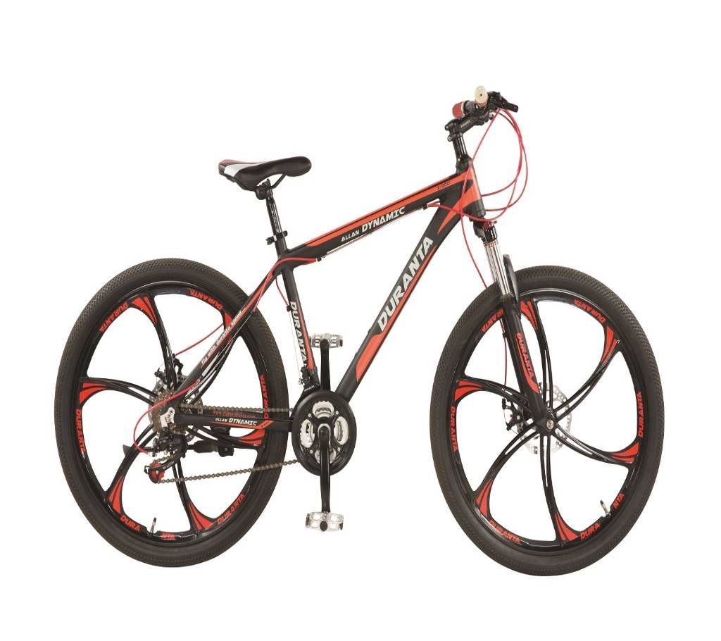 Duranta Allan Dynamic X-500  Multi Speed 26 inch Bike (Red) - 847159