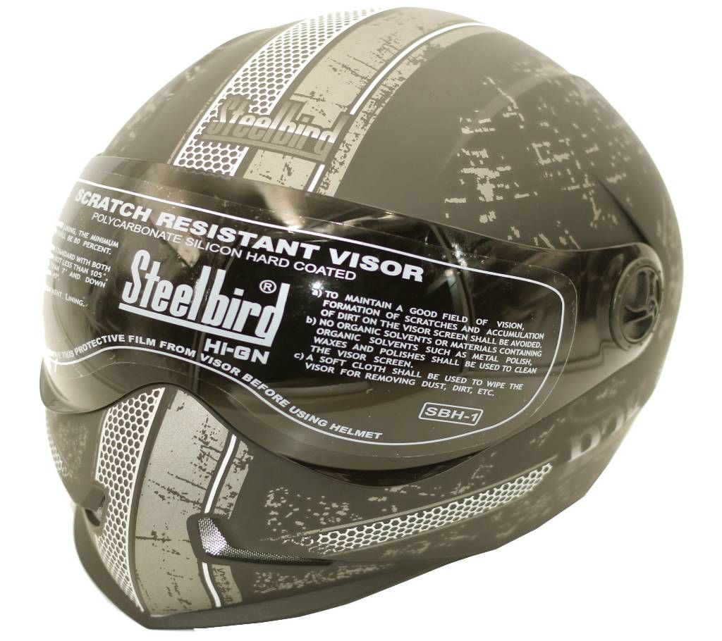 Adonis R2K- Full Face Bike Helmet for Men and Women - Black White