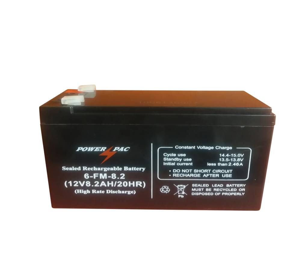 Power Pack 12V 8.2AH Rechargeable Battery
