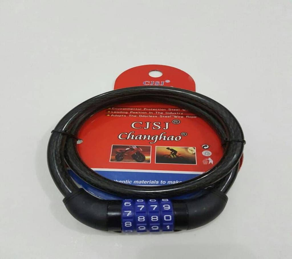 Combination bike lock