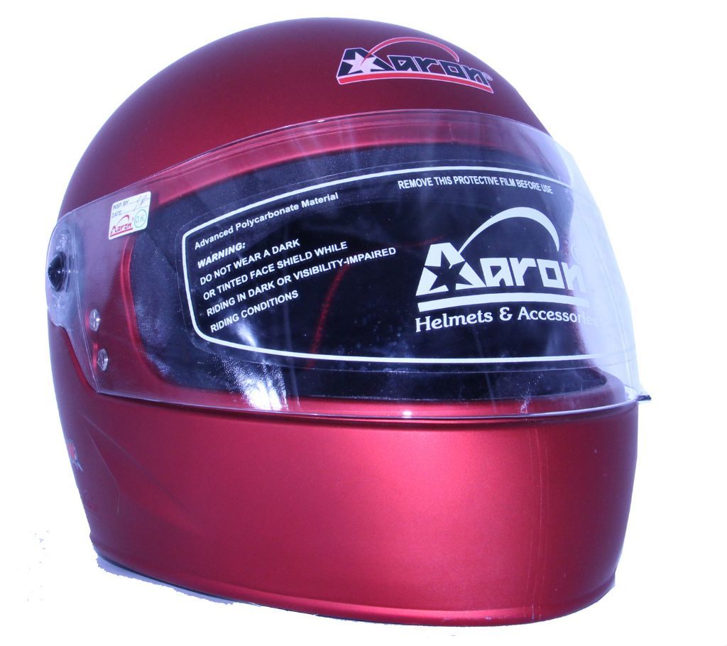 Aaron-Full Face-Atom Plan- Matt Red Helmet