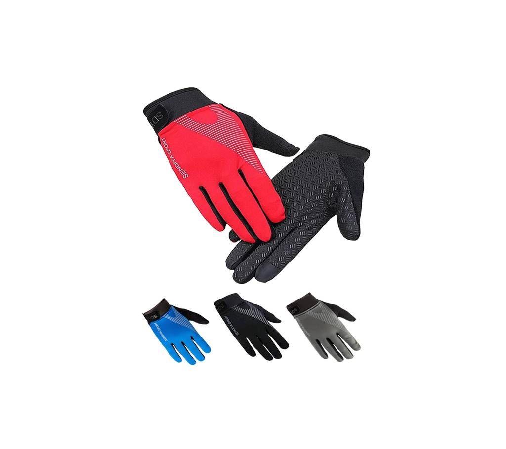 Cycling Breathable Full Finger Touch Screen Gloves
