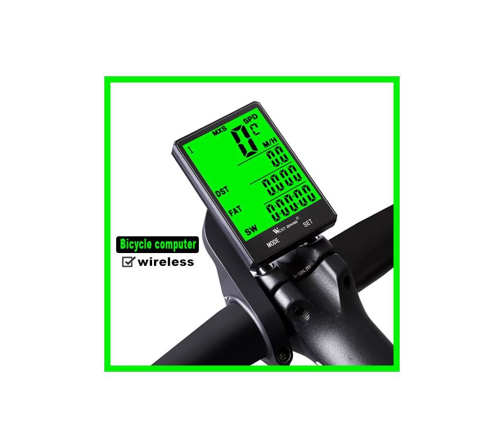 WEST BIKING Bicycle Wireless Digital Speedometer Computer