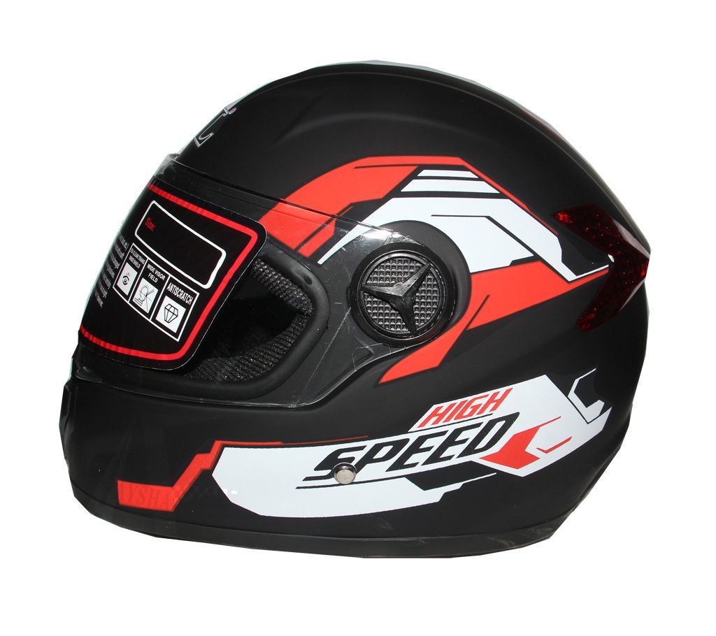 IPL-Print Full Face Helmet-Matt Black