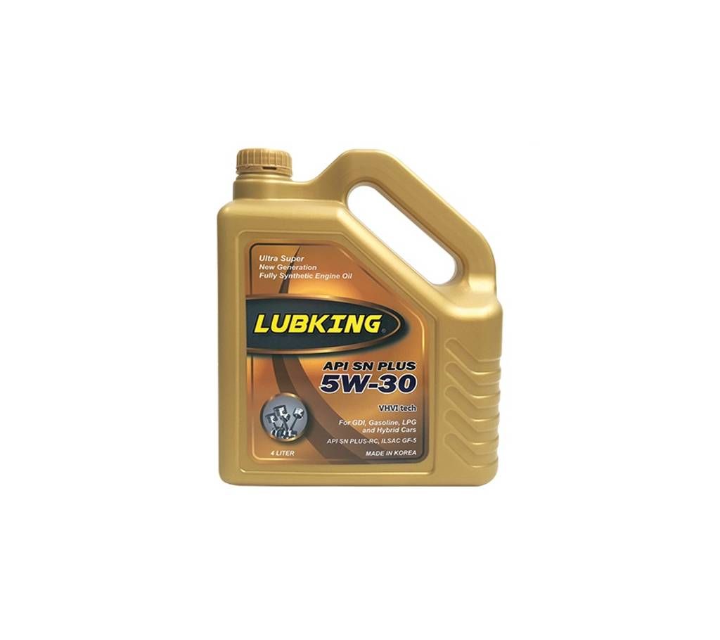 LUBKING Ultra Super Fully Synthetic Engine Oil 5W-30 SN Plus For Hybrid Cars - Made in Korea
