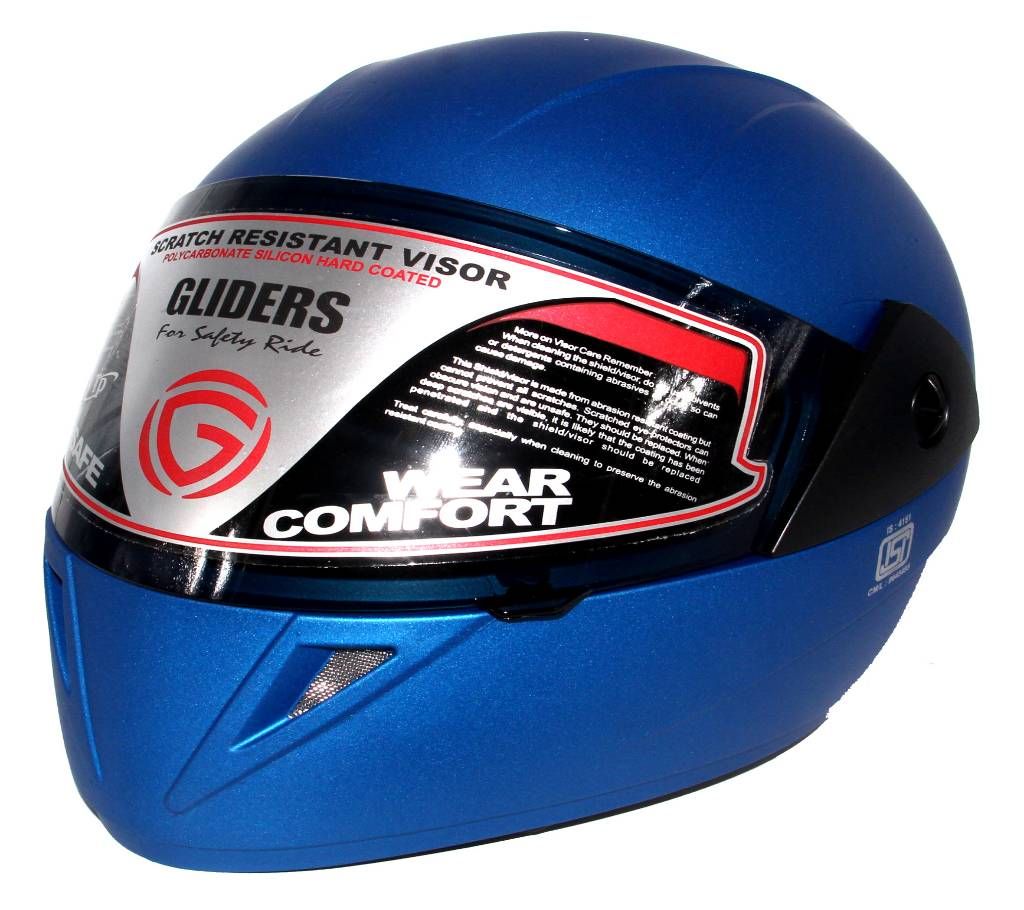 Gliders Jazz Deluxe Helmet- Matt Blue