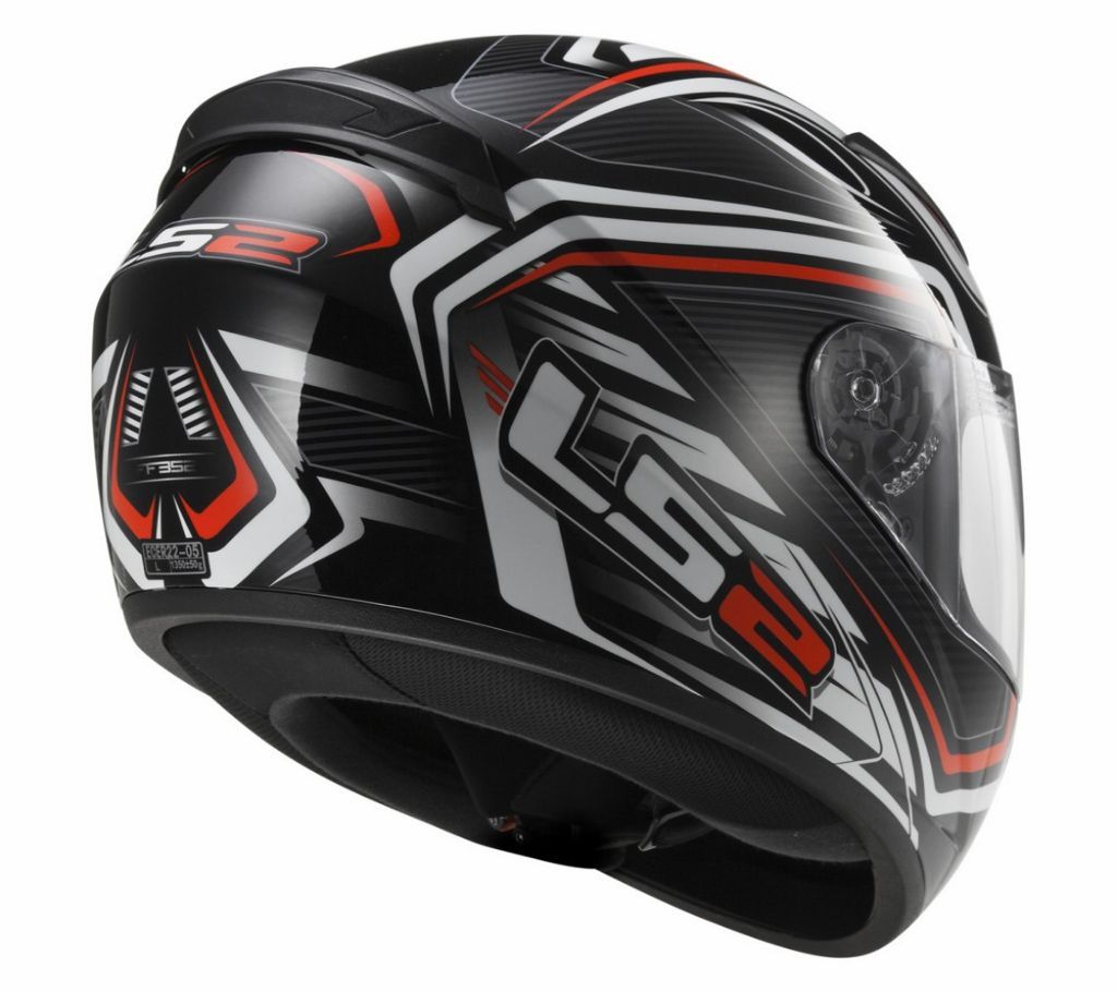 LS2 FF352 Rookie Ranger Black Red Helmet