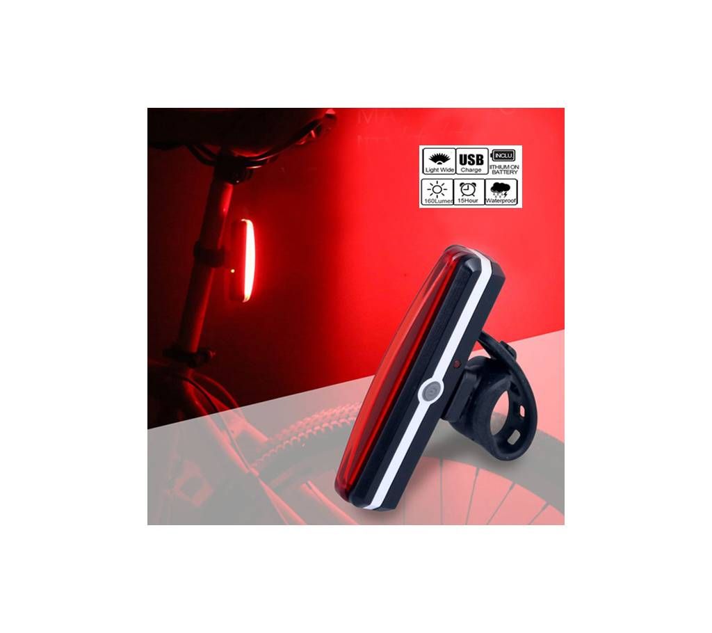 Bicycle USB Rechargeable Tail Light