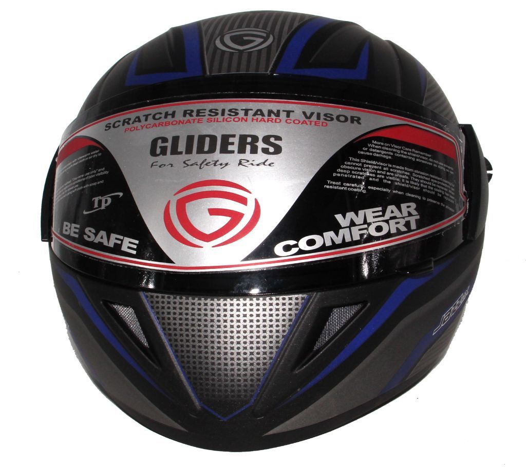 GLiders Jazz ABS Bike Helmet - Black and Blue