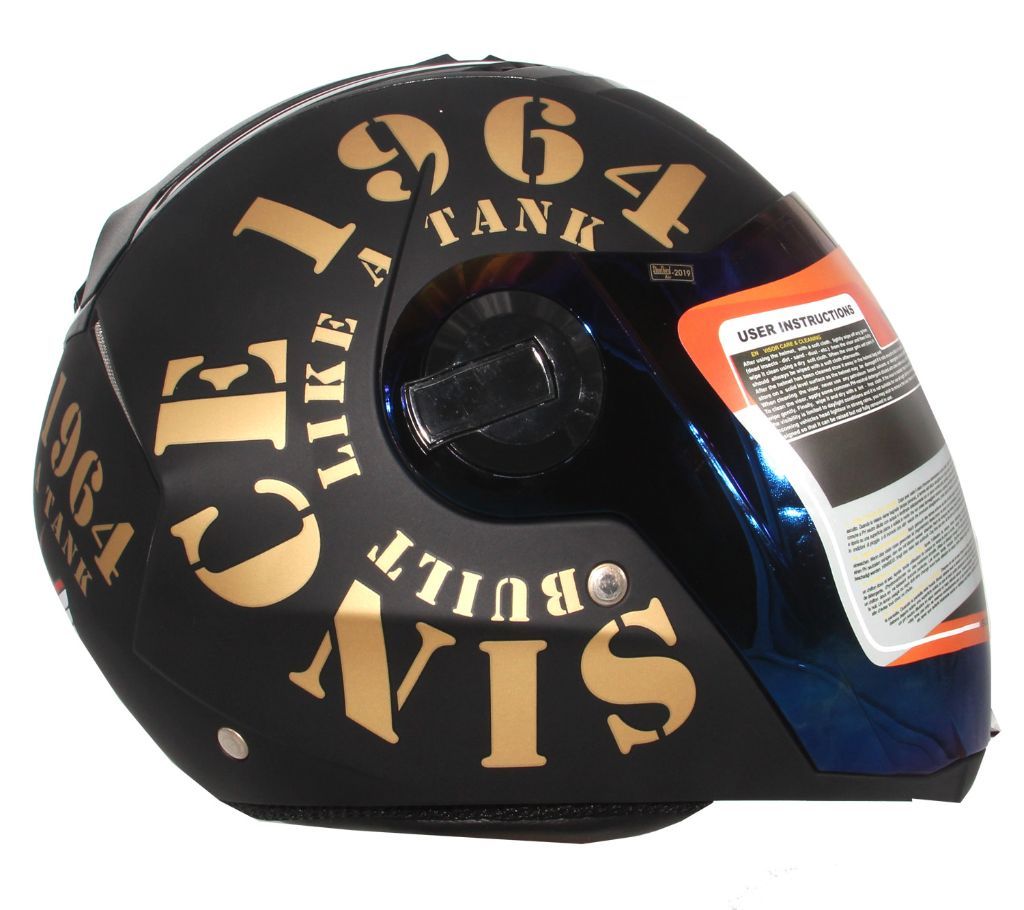 SBA-2 Tank Full Face Matt Black With Golden