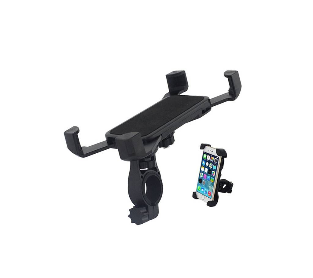 Universal Bike & Bicycle Phone Holder Anti Slip Roating Clip Stand