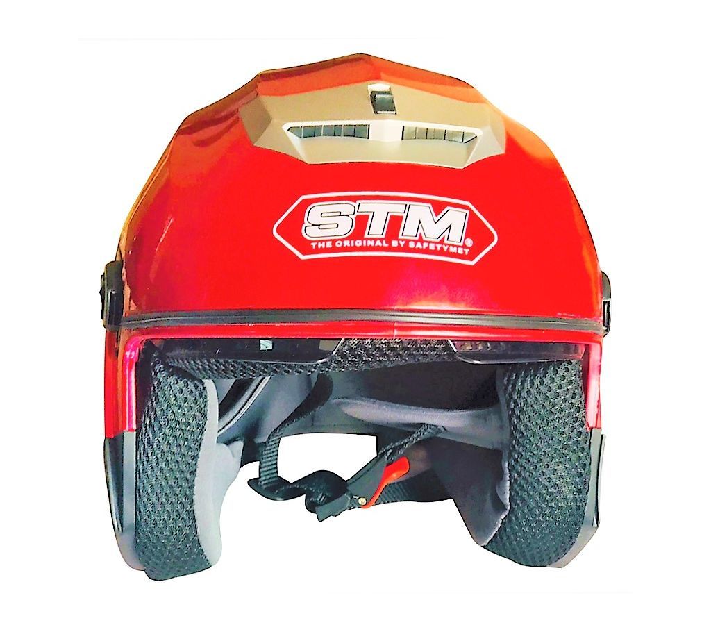 STM Motoroyole Half Face Helmet 603 RED