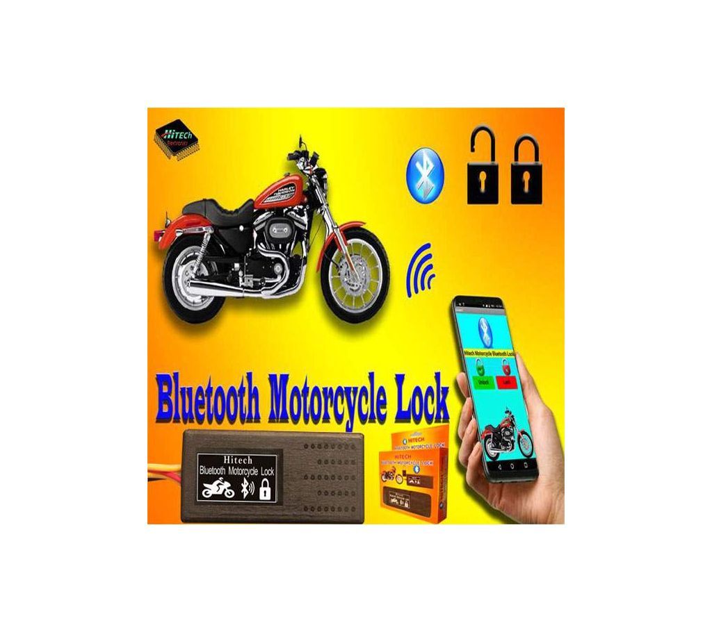 Bluetooth Motorcycle Lock. lock or unlock by Mobile phone