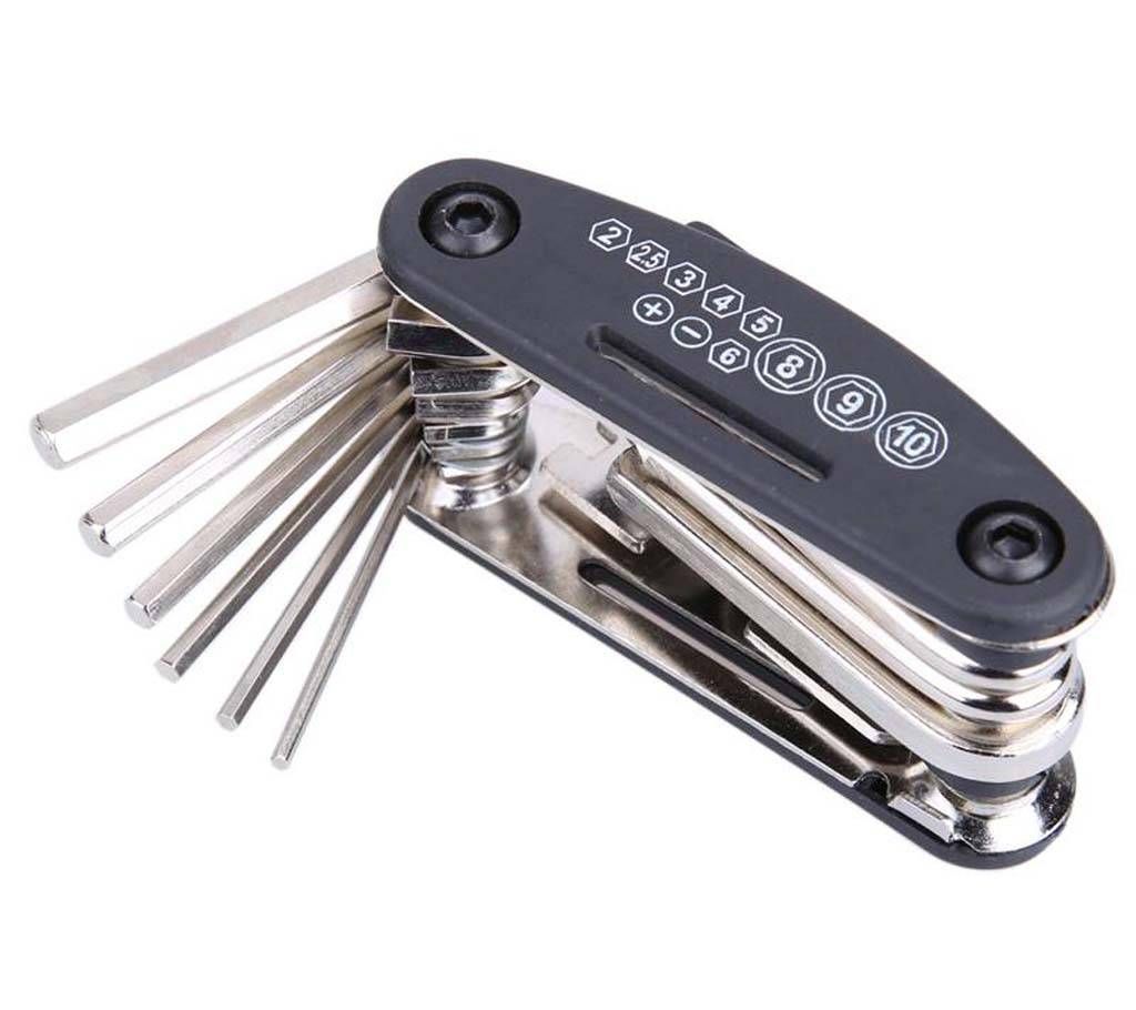 Bicycle repair tool kit-15-IN-ONE
