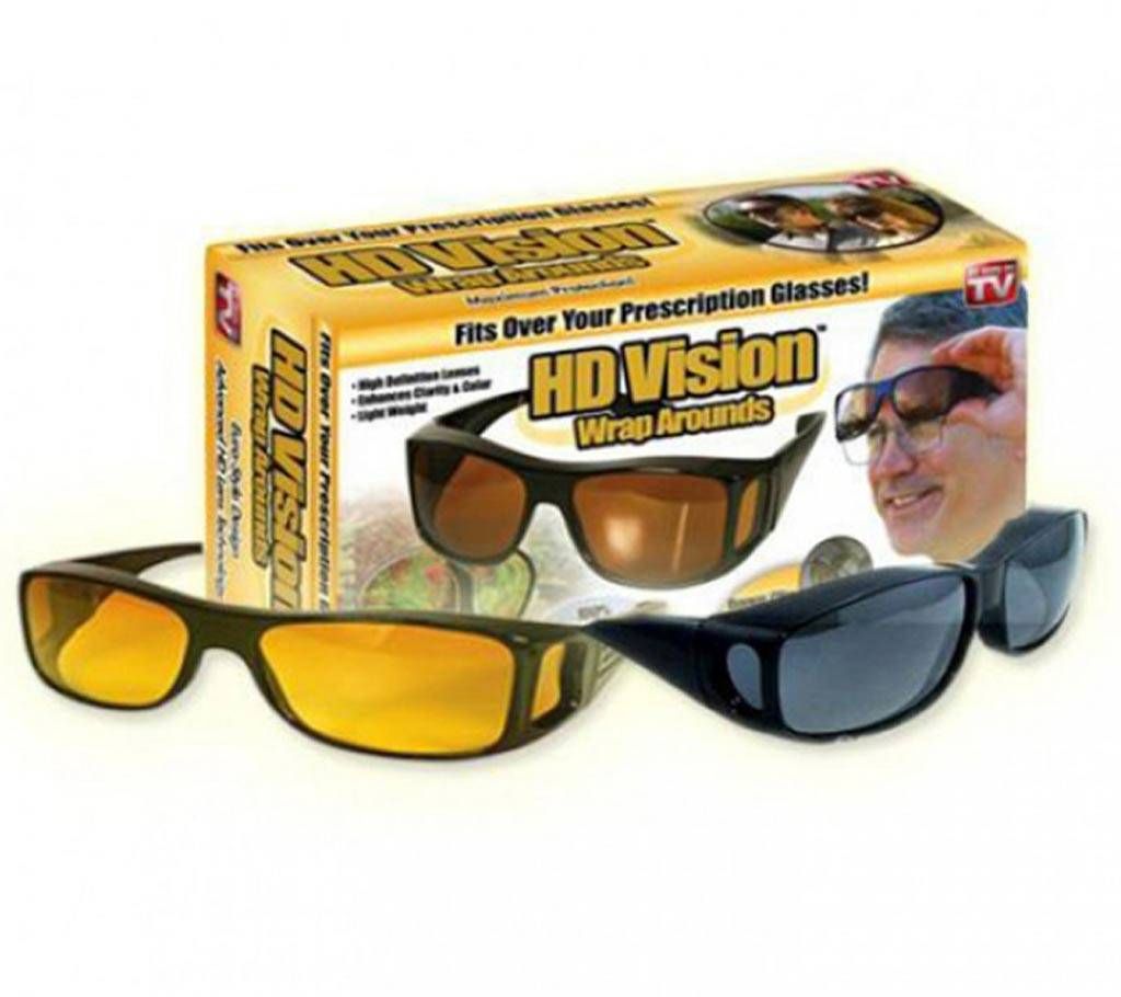 HD Vision WrapAround Day and Night Vision Sunglasses