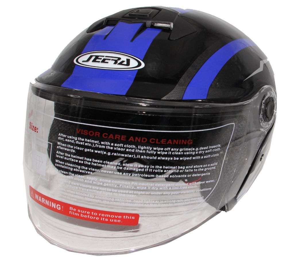 NMC-857 Bike Helmet for Men or Women - Black Blue Graphic