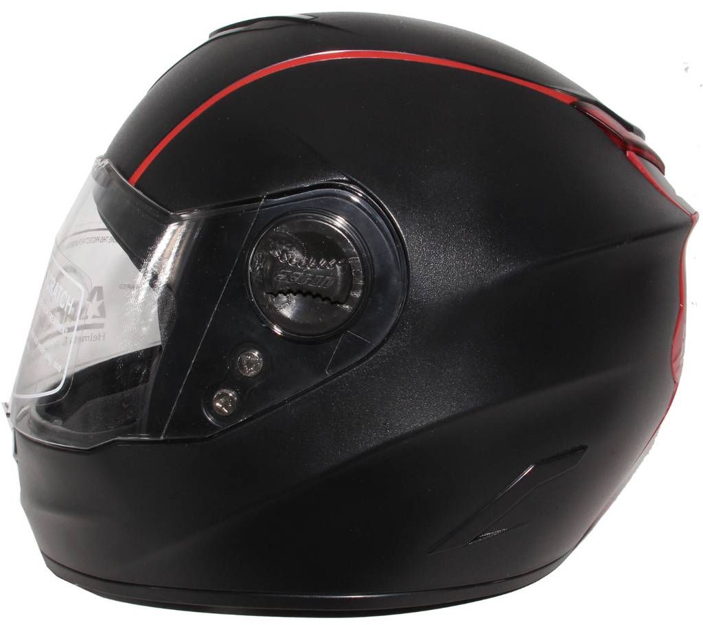 Aaron Alpha Full Face Helmet -Black Red Line