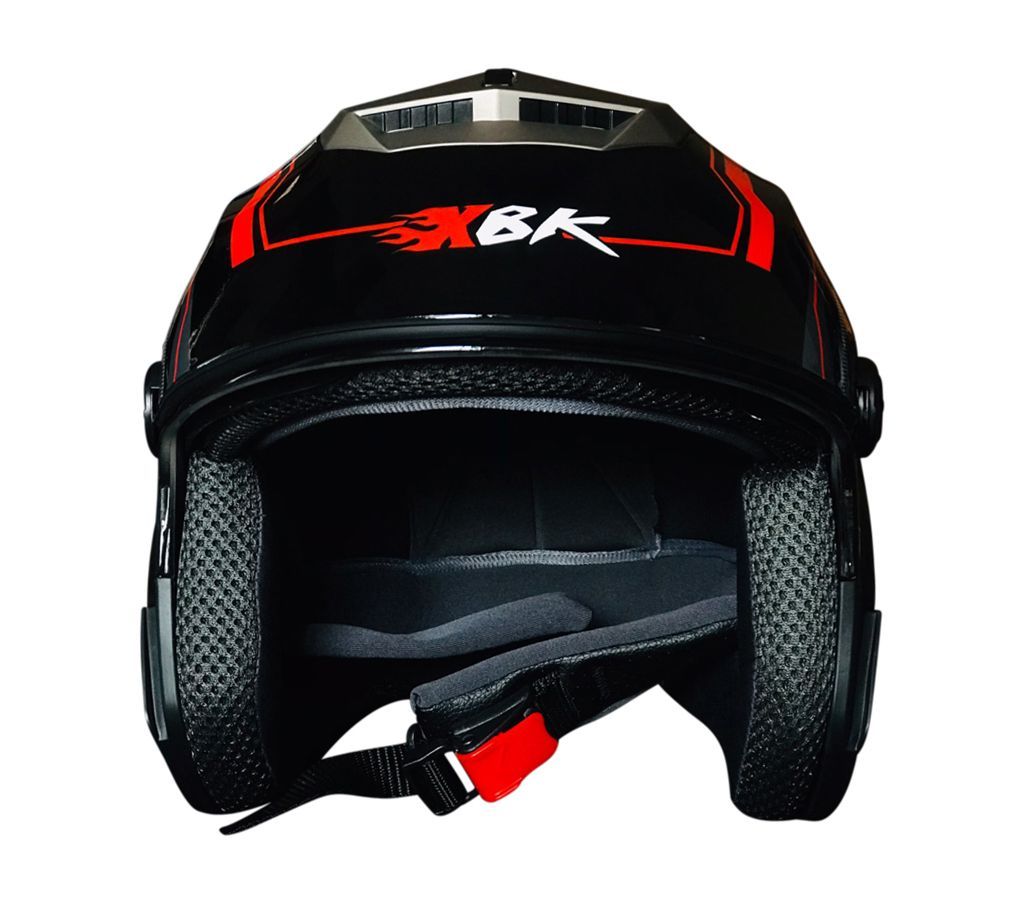 XBK 603 With Graphics Strikers/ FCB Motorcycle Half Face Helmet