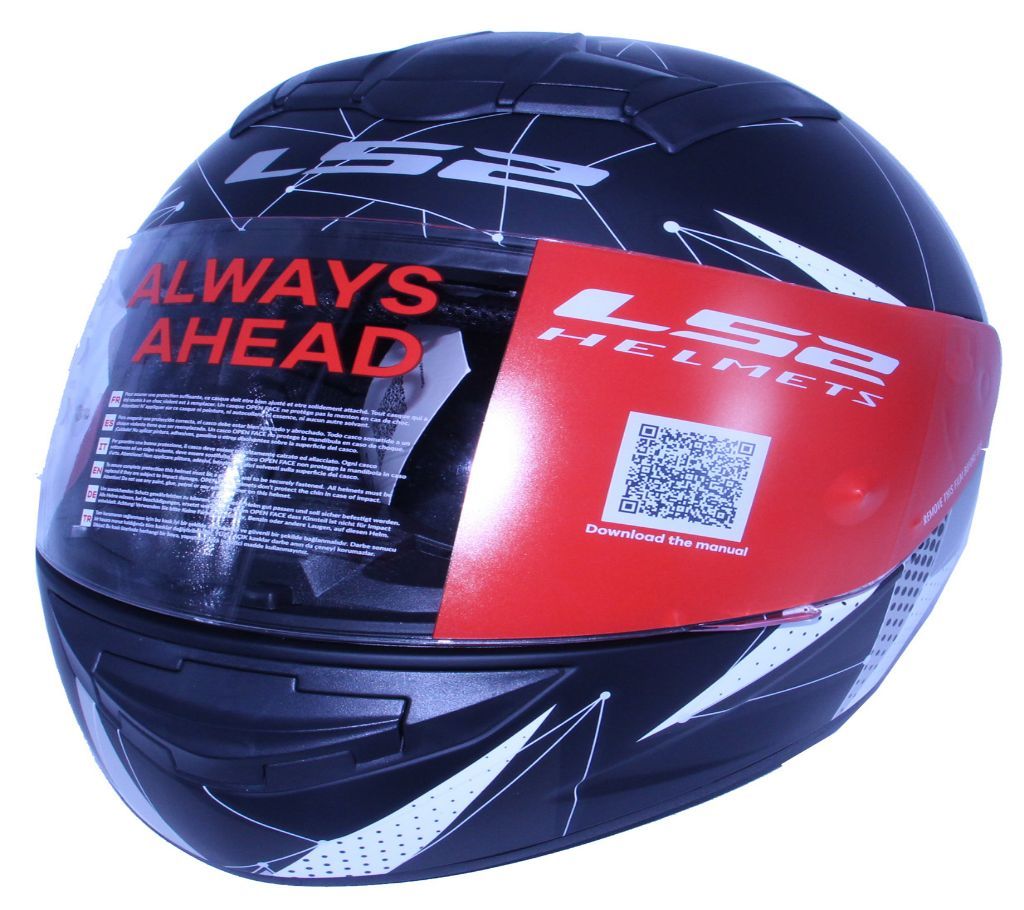 LS2 FF352 Rookie Brilliant Matt Black Titanium Helmet
