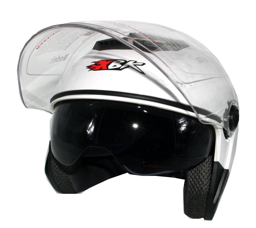 XBK-603-Bike Helmet for Men - Glossy White
