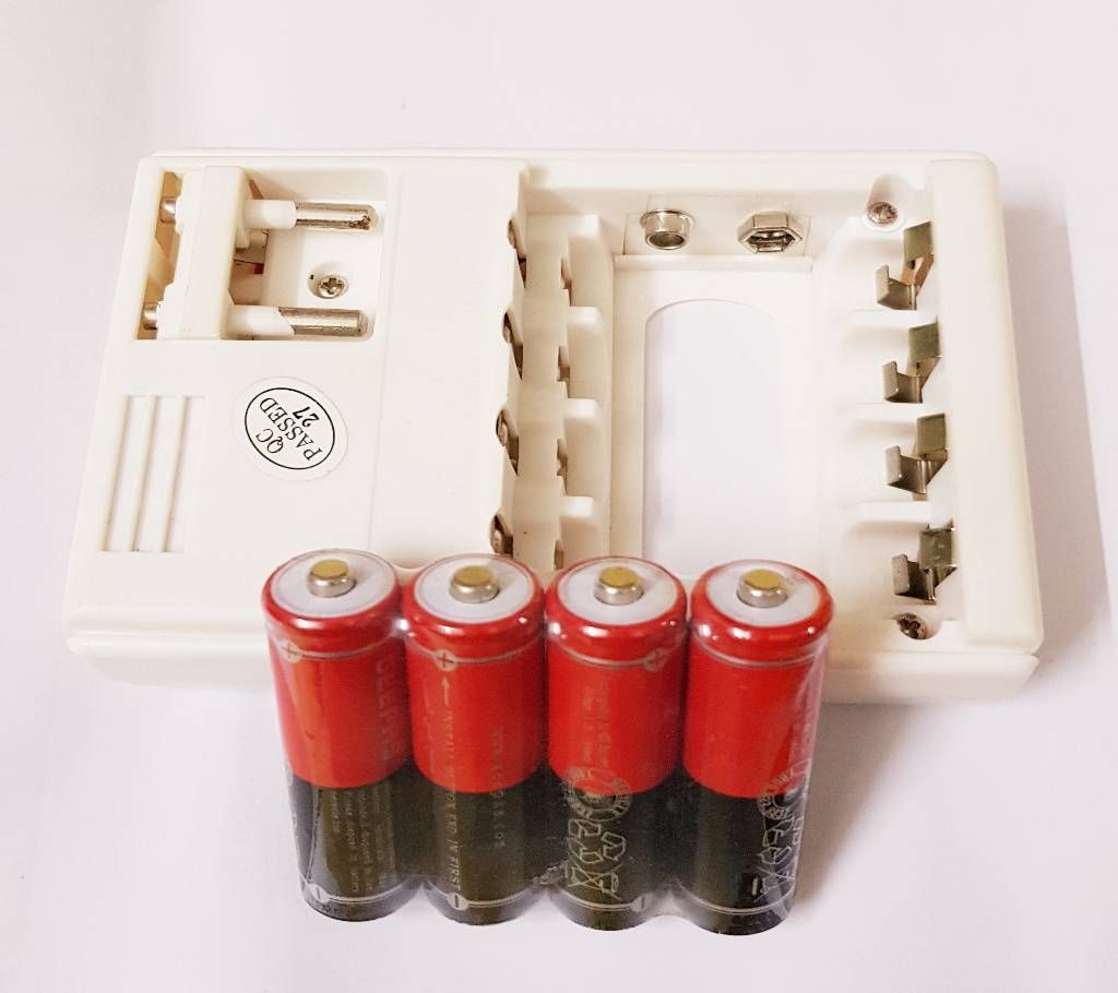 Rechargeable Battery Griper AA+Battery Charger