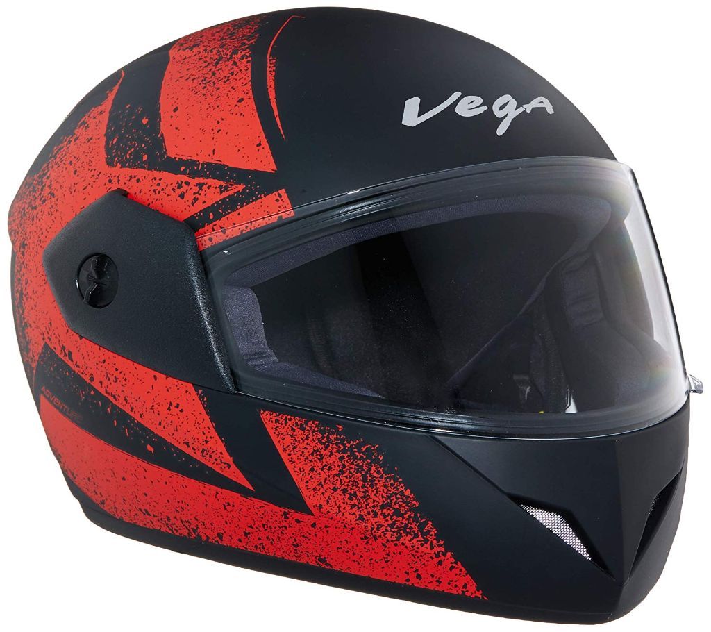 Vega Cliff DX Helmet Adventure-Black Red