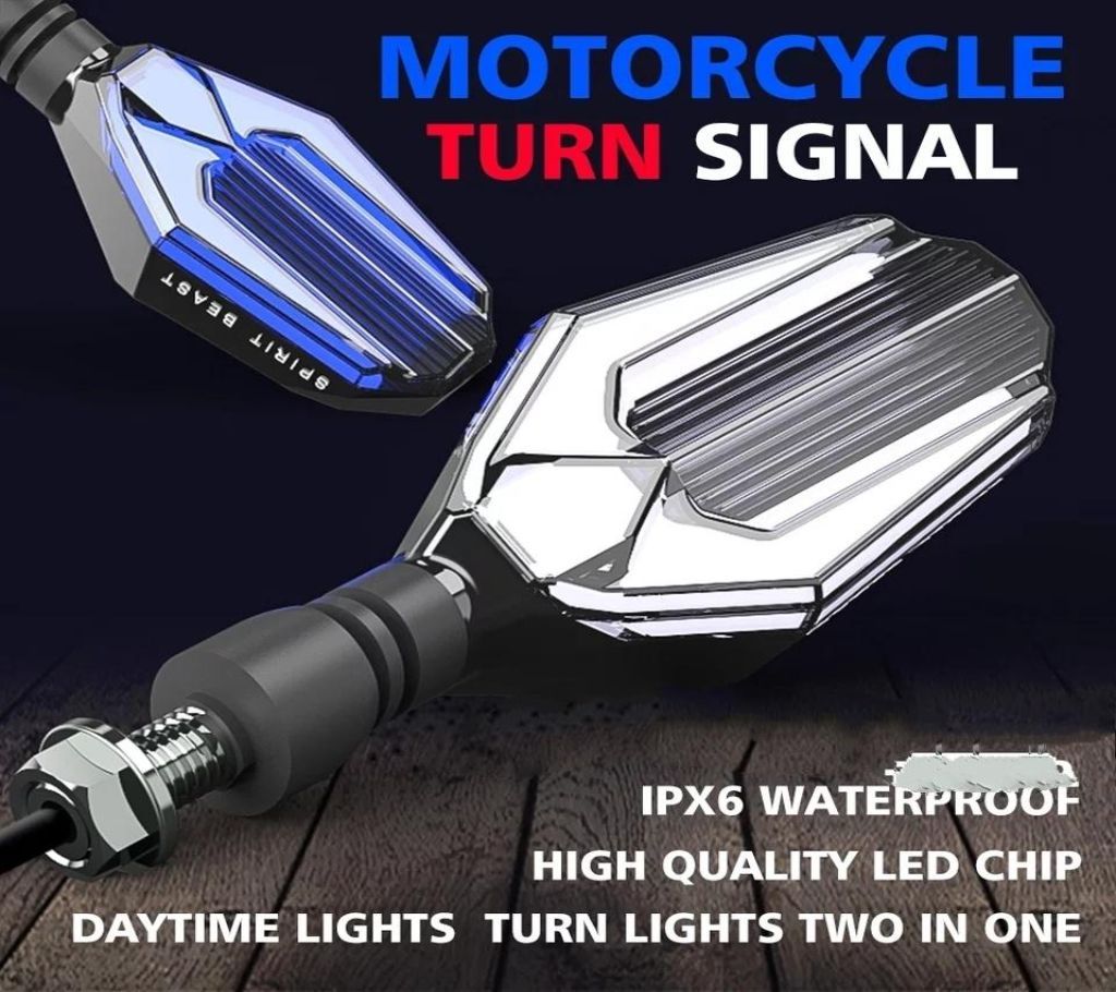 LED Motorcycle Turn Signal Lights 12V 