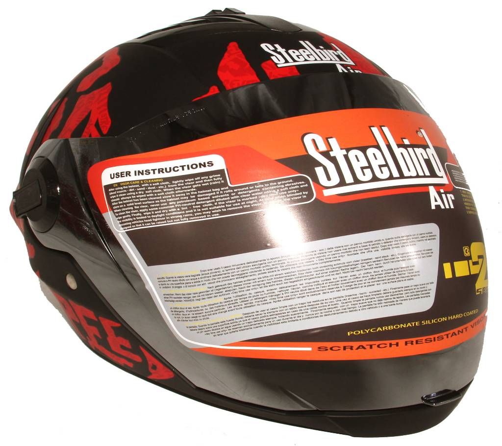 SBA-2 Strength Matt Black With Red,