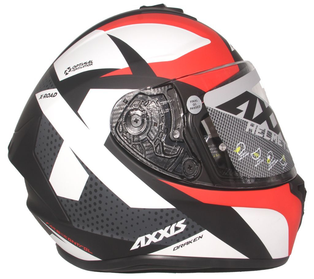 AXXIS X-Road Full Face Helmet B2-Matt Red