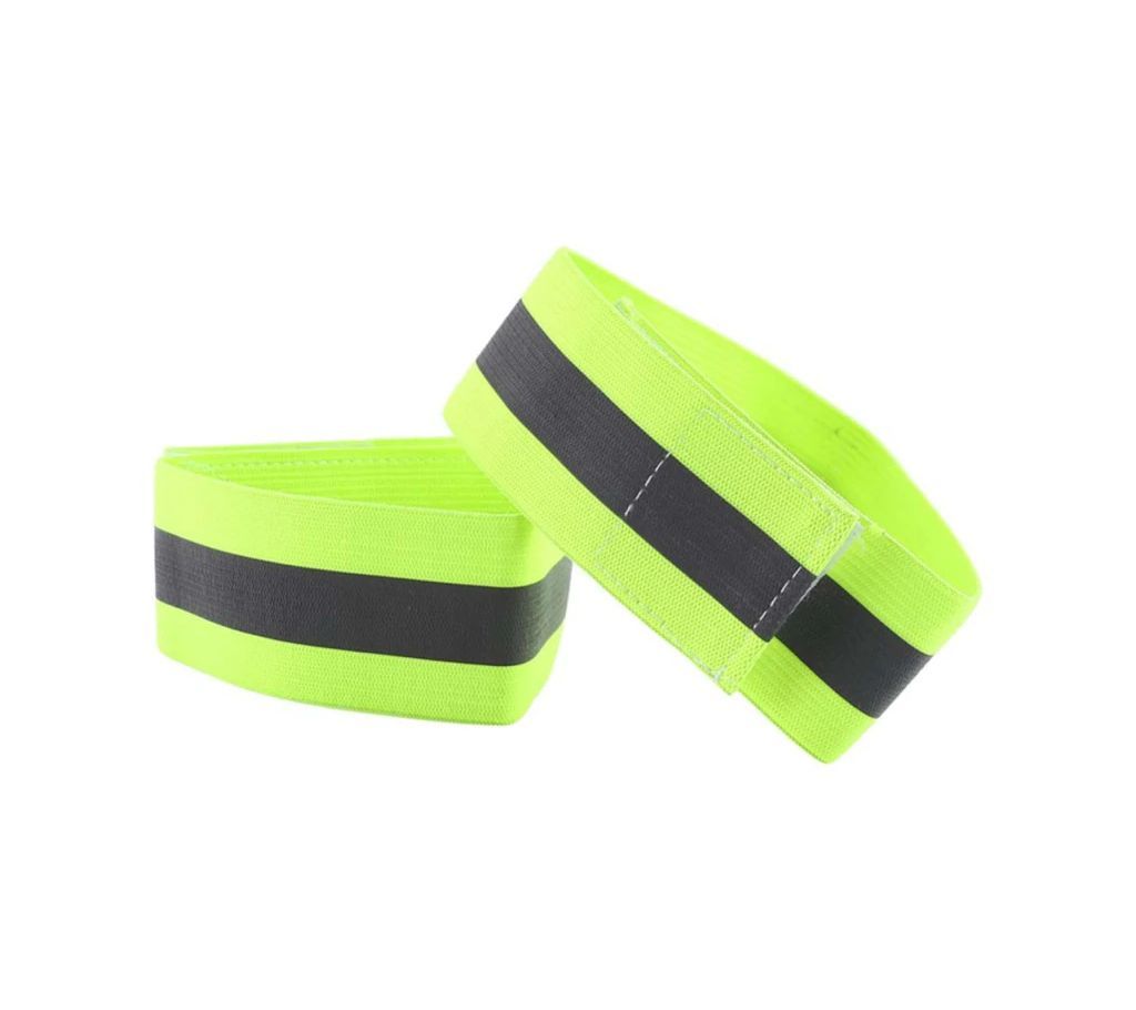 1 PCS  Reflective High Visibility Band Wristbands Elastic Ankle Wrist Bands Arm For Waling Running Sports Wrist Support